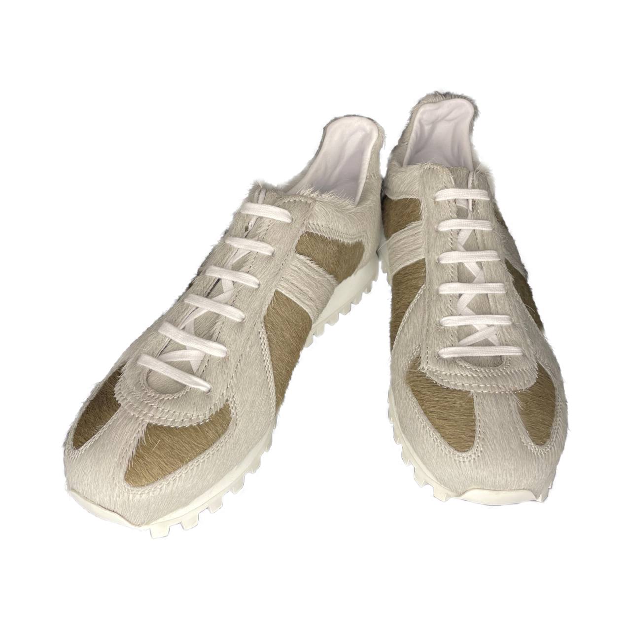 GERMAN TRAINER 3183【KABUKI-STYLE】＜BEIGE×KHAKI＞